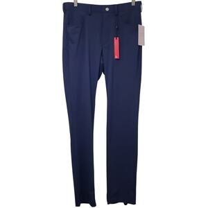 NWT Redvanly Kent Pull On Golf Trouser Pant Navy Men's Size Medium